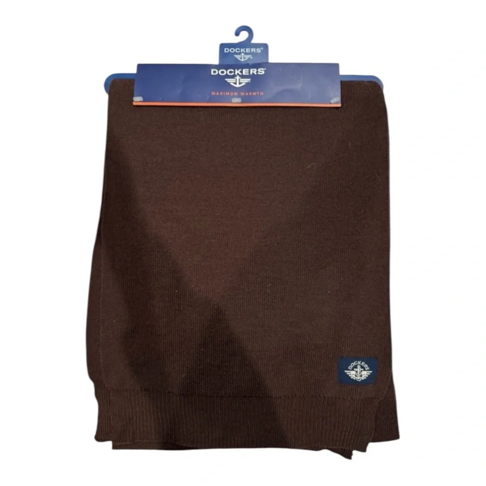Dockers Men's Dark Brown Crewneck Sweater